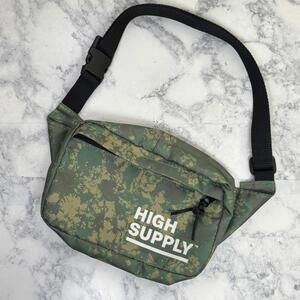 High Supply Camo Fanny Pack Stash Bag